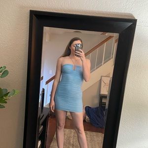 Baby Blue mini dress